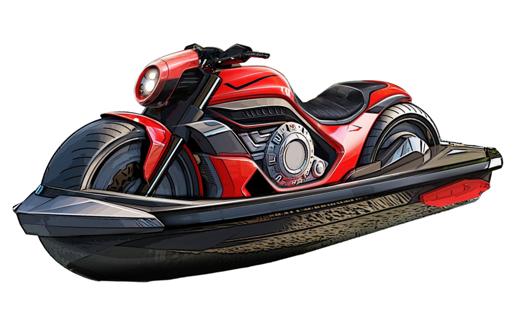 Experience the future of transportation with the Futuristic Jetbike by LUMGA – a cutting-edge hover motorcycle concept that combines speed, style, and innovation.