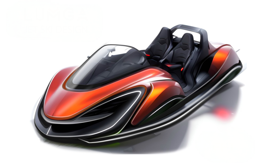 Innovative Rescue Jet Ski Concept by LUMGA – Futuristic high-performance watercraft for emergency and marine rescue operations