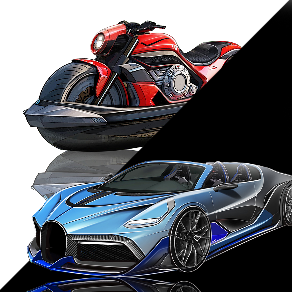 Futuristic Jetcar and Jetbike by LUMGA – High-performance aquatic super vehicles for next-gen water transportation.