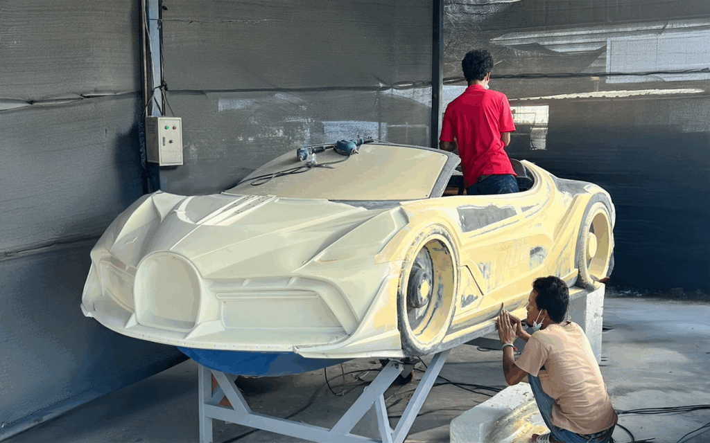 Luxury Jetcar watercraft designed in Thailand for ultimate aquatic adventures