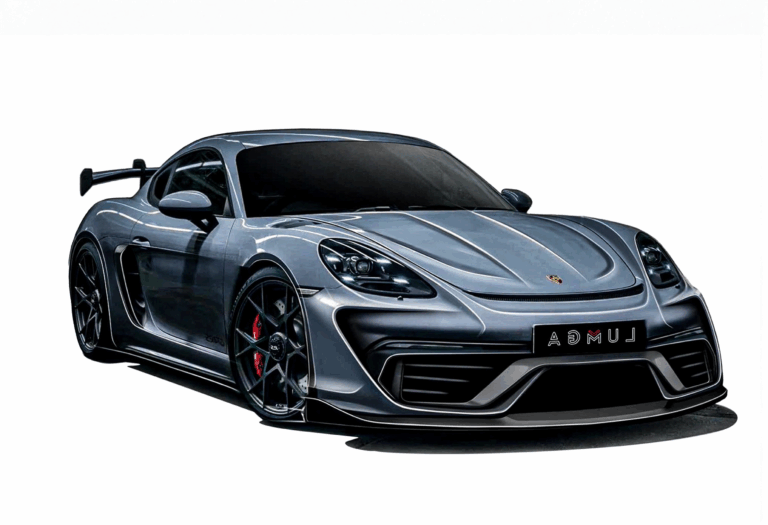 This design blends motorsport-grade materials with luxury styling.