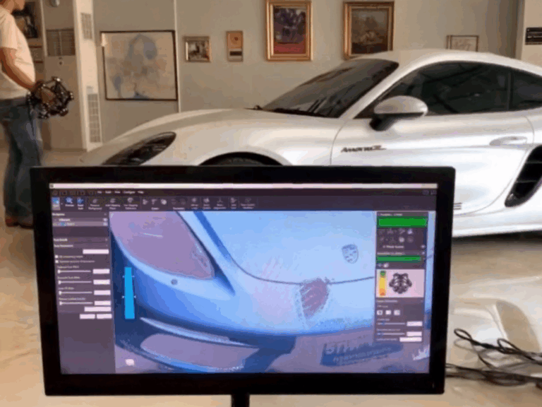 Digital workflow with 3D scan and CAD enhances automotive customization.