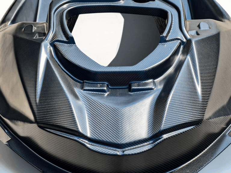 Marine-grade carbon material ensures strength and durability.