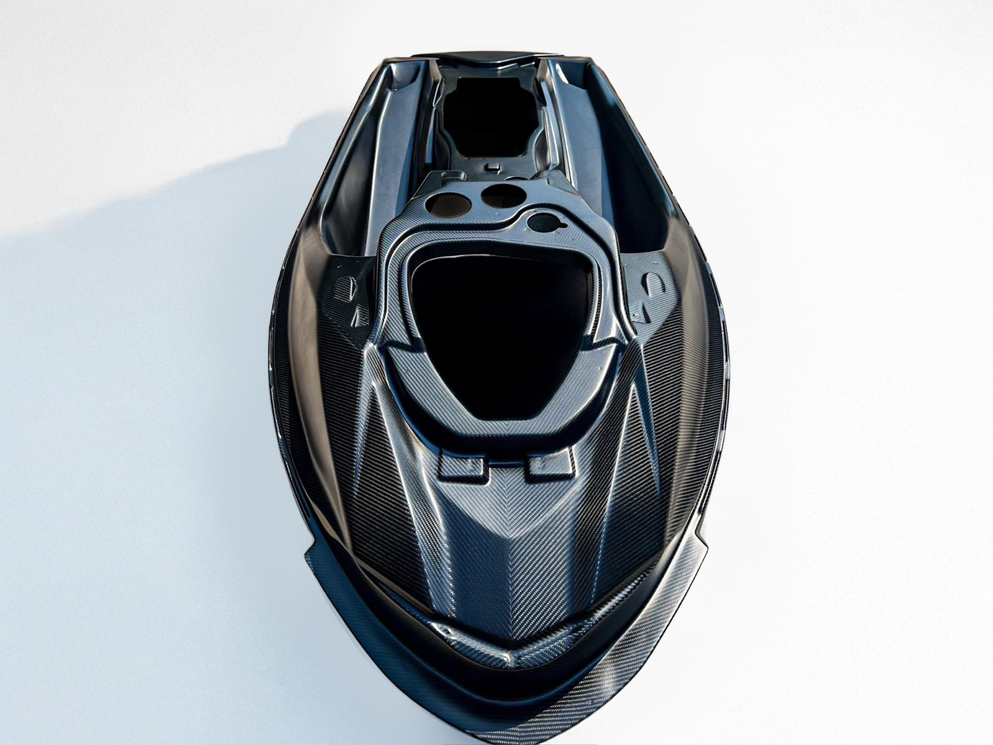 Lightweight carbon fiber prepreg jet ski hull by LUMGA.