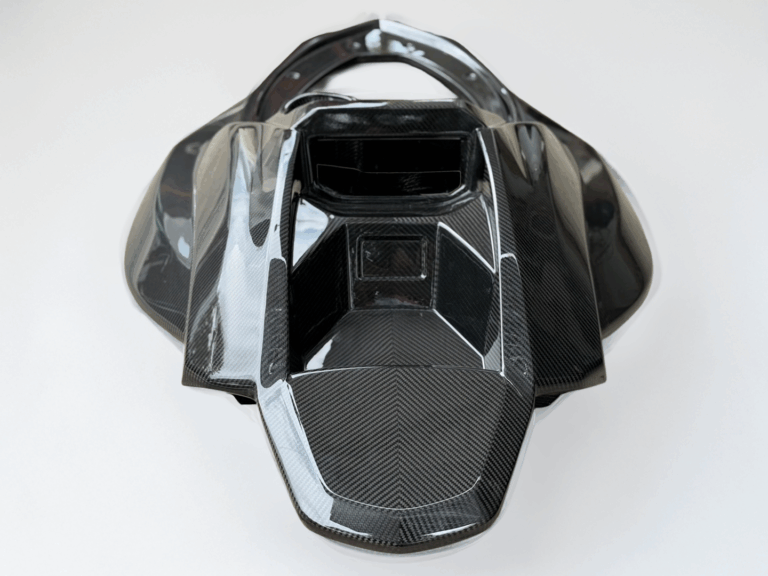 LUMGA carbon fiber prepreg components for high-performance jet skis.