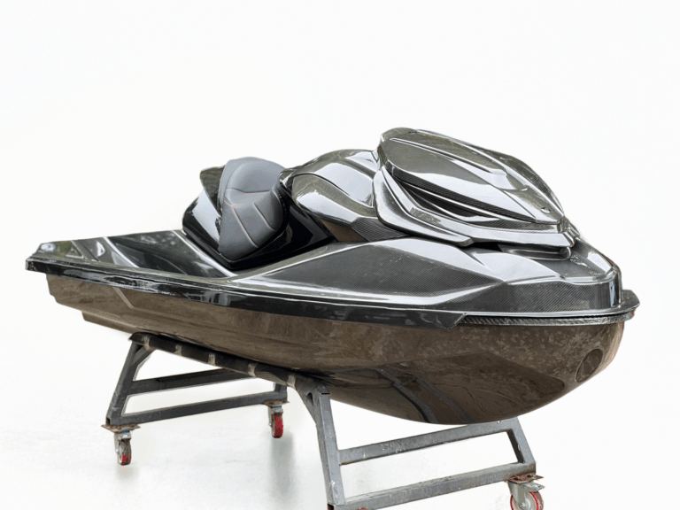 LUMGA jet ski upgrades feature aerodynamic and stylish carbon designs.